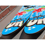 48" HO Skis Hotshot Trainers Kids Youth Water Skis Blue & Red Waterski