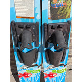 48" HO Skis Hotshot Trainers Kids Youth Water Skis Blue & Red Waterski