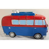 Surf VW Bus 2018 Blowfish 168 Resin Surfer Samba Hippie Van Blue Red 3 Surfboard Coin Piggy Bank Volkswagen