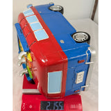 Surf VW Bus 2018 Blowfish 168 Resin Surfer Samba Hippie Van Blue Red 3 Surfboard Coin Piggy Bank Volkswagen