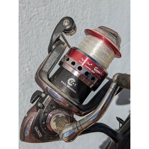 8'6" IM7 Graphite Rod Eagle Claw Gunnison Spinning Reel GUN30 8 Ball B Pocatello Market 8'6" IM7 Graphite Rod Eagle Claw Gunnison Spinning Reel GUN30 8 Ball B Pocatello Market