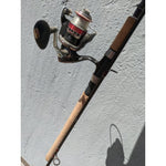 8'6" IM7 Graphite Rod Eagle Claw Gunnison Spinning Reel GUN30 8 Ball Bearing & Fishing Combo