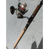8'6" IM7 Graphite Rod Eagle Claw Gunnison Spinning Reel GUN30 8 Ball Bearing & Fishing Combo