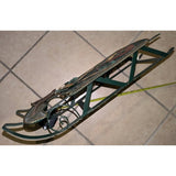 23" Green Metal Sled Cardinals Birds Pinecones Bird Kiss in Love Christmas Home Decor Decoration