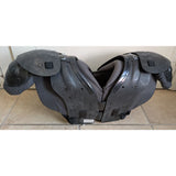 17"-18" Youth 8345 Medium Schutt Black Lightning Football Shoulder Pads Sports Equipment