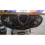 17"-18" Youth 8345 Medium Schutt Black Lightning Football Shoulder Pads Sports Equipment
