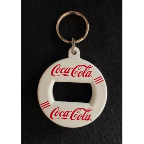COCA COLA White - Bev Key® 3 in 1 Beverage Can Bottle Opener/Keyring Coke