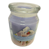 Unlit 6" Fruit Smoothies Scented Jar Candle 20 Oz Guild House Raspberry Blueberry Glass USA Single Wick