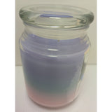 Unlit 6" Fruit Smoothies Scented Jar Candle 20 Oz Guild House Raspberry Blueberry Glass USA Single Wick
