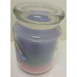 Unlit 6" Fruit Smoothies Scented Jar Candle 20 Oz Guild House Raspberry Blueberry Glass USA Single Wick