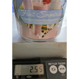 Unlit 6" Fruit Smoothies Scented Jar Candle 20 Oz Guild House Raspberry Blueberry Glass USA Single Wick