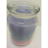 Unlit 6" Fruit Smoothies Scented Jar Candle 20 Oz Guild House Raspberry Blueberry Glass USA Single Wick