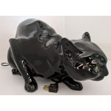 WKKW Black Cat Night Light Austria Wiener Kunstkeramische Werkstätte Busch Ludescher Ceramic
