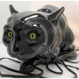 WKKW Black Cat Night Light Austria Wiener Kunstkeramische Werkstätte Busch Ludescher Ceramic