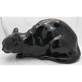 WKKW Black Cat Night Light Austria Wiener Kunstkeramische Werkstätte Busch Ludescher Ceramic