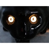 WKKW Black Cat Night Light Austria Wiener Kunstkeramische Werkstätte Busch Ludescher Ceramic