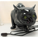 WKKW Black Cat Night Light Austria Wiener Kunstkeramische Werkstätte Busch Ludescher Ceramic