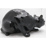 WKKW Black Cat Night Light Austria Wiener Kunstkeramische Werkstätte Busch Ludescher Ceramic
