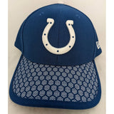 M L Medium Large Indianapolis Colts Horseshoe Logo NFL New Era 39Thirty Hat Baseball Cap Blue White Honeycomb Indiana