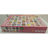 Eurographics Donuts Jigsaw Puzzle 1000 Pieces Colorful Premium Blueboard Donut
