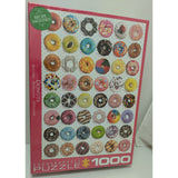 Eurographics Donuts Jigsaw Puzzle 1000 Pieces Colorful Premium Blueboard Donut