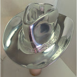 16" Wilton Armetale Cowboy Western Hat Chip & Dip Serving Dish Food-Safe Hot Cold Metal