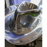 16" Wilton Armetale Cowboy Western Hat Chip & Dip Serving Dish Food-Safe Hot Cold Metal