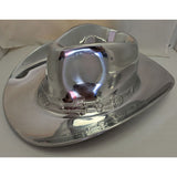 16" Wilton Armetale Cowboy Western Hat Chip & Dip Serving Dish Food-Safe Hot Cold Metal