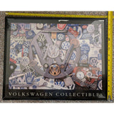 16x20 Volkswagen Collectibles Poster VW Nostalgic Memorabilia Art Print Frame Vintage Emblem