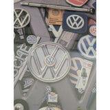 16x20 Volkswagen Collectibles Poster VW Nostalgic Memorabilia Art Print Frame Vintage Emblem
