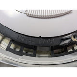 Working 11" Round Black Dial Model 87784 Day & Date Wall Clock Aluminum Frame Quartz HD-1688