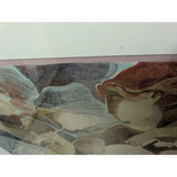 Draft MAKE OFFER MUSIC Framed Alvar Sunol Allegories Of The Arts Lithograph Embossed Musical Scene 32"x26" Glass