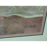 Draft MAKE OFFER MUSIC Framed Alvar Sunol Allegories Of The Arts Lithograph Embossed Musical Scene 32"x26" Glass