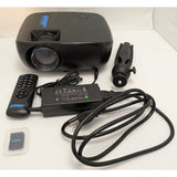 4x6' Atmos AFXG013 AtmosFX Digital Decorating Kit Projector Window Holiday Decorations Remote SD