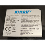 4x6' Atmos AFXG013 AtmosFX Digital Decorating Kit Projector Window Holiday Decorations Remote SD