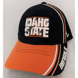 S Small Idaho State University ISU Bengals Zephyr Hat Baseball Cap ISU Black Orange