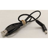1ft 5.5 mm x 2.1 mm USB To DC Power Connector Cable Adapter Black Plastic 5V low power cord