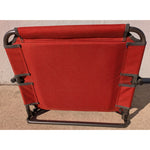 2 Set Folding Red Blue Sportsman's Warehouse Stadium Seat Chair Arms Backrest