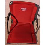 2 Set Folding Red Blue Sportsman's Warehouse Stadium Seat Chair Arms Backrest