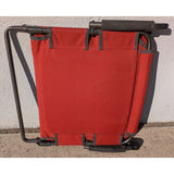 2 Set Folding Red Blue Sportsman's Warehouse Stadium Seat Chair Arms Backrest