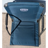 2 Set Folding Red Blue Sportsman's Warehouse Stadium Seat Chair Arms Backrest