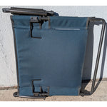 2 Set Folding Red Blue Sportsman's Warehouse Stadium Seat Chair Arms Backrest