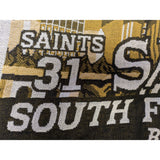 59x45" NFL Super Bowl XLIV 2010 Saints Champions Throw Blanket The Northwest Acrylic