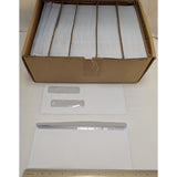 New 500 Self-Seal #8 Blue Summit Supplies Double Window Security Business Envelopes White Wove Paper