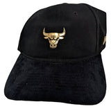 Chicago Bulls NBA Gold Bull Logo New Era 9Twenty Buckle Adjustable Jordan Hat Baseball Cap
