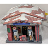 1992 Coca-Cola Town Square Howard Oil Company Gas Station Christmas Decoration Display