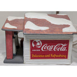 1992 Coca-Cola Town Square Howard Oil Company Gas Station Christmas Decoration Display