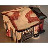 1992 Coca-Cola Town Square Howard Oil Company Gas Station Christmas Decoration Display