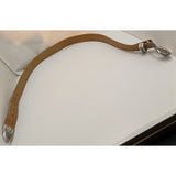 AS-IS Discoloration 36 Ariat Belt Ostrich Print Leather Western Silver Tone Tip Buckle Ladies