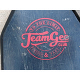 AS-IS H5 TeamGee Electric 37" Skateboard Deck Hub Motors Black Longboard Team Gee